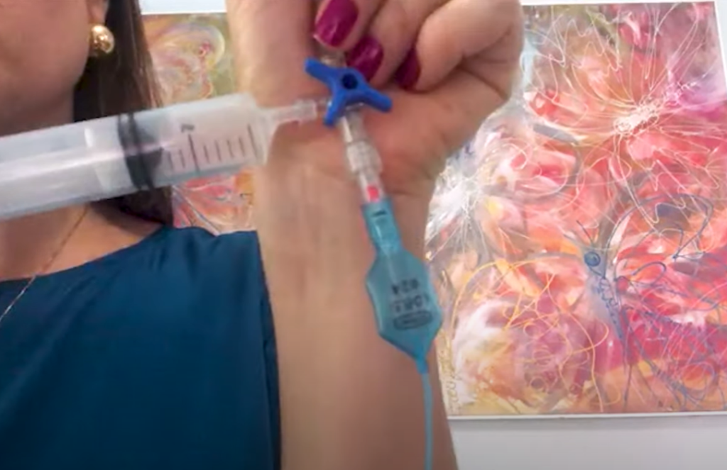 Desconectar o cufômetro caseiro – Motility Oral.