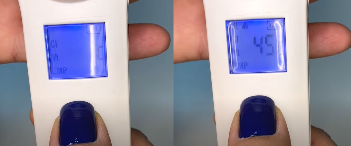 O massageador Laitesi indo até 45 graus – Motility Oral. 